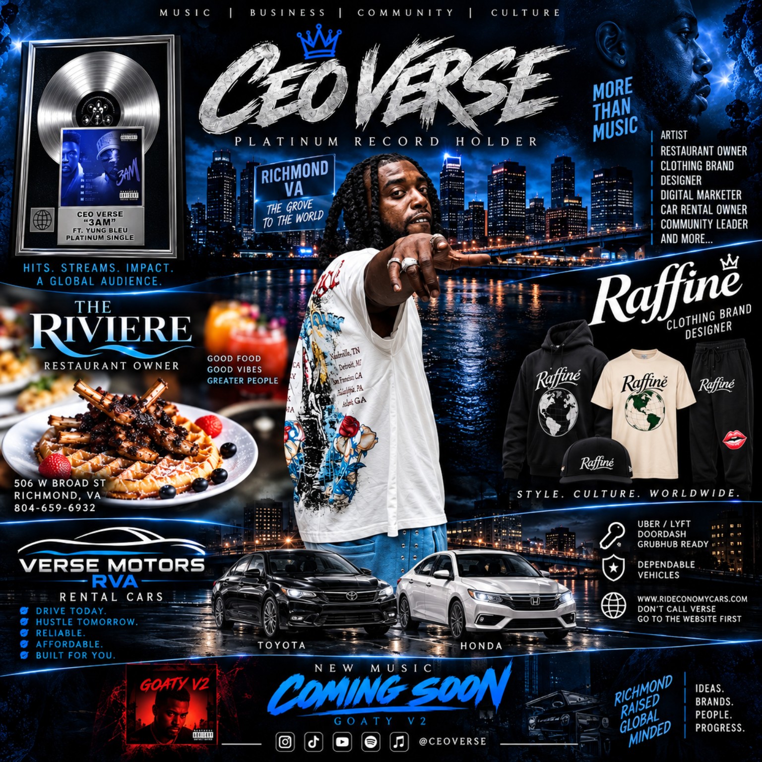 CEO Verse and the Verse Enterprises businesses